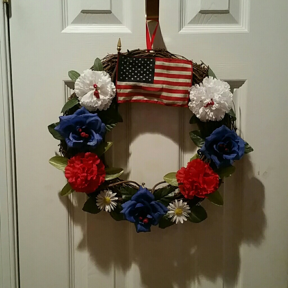 Handmade  American wreath.